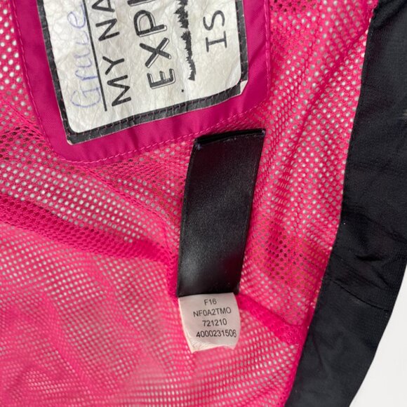 The North Face Black Gray hooded Dryvent Windbreaker Jacket Girls Youth XL 18 - Picture 12 of 13